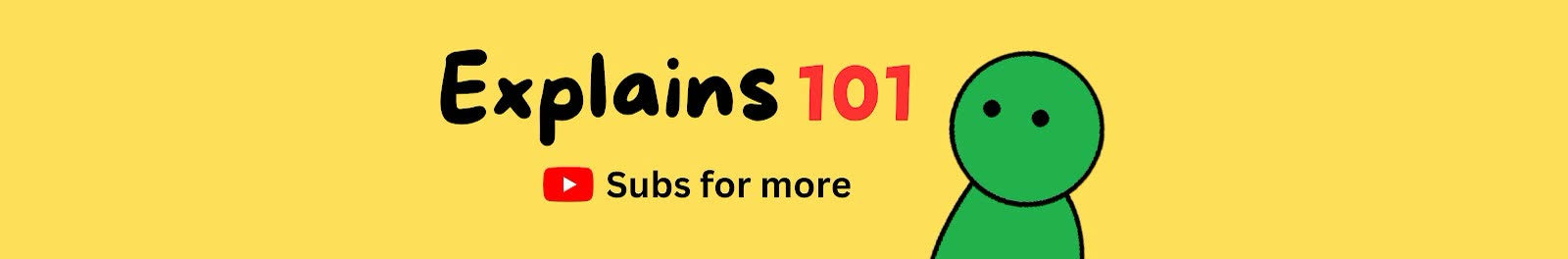 Explains 101 channel banner